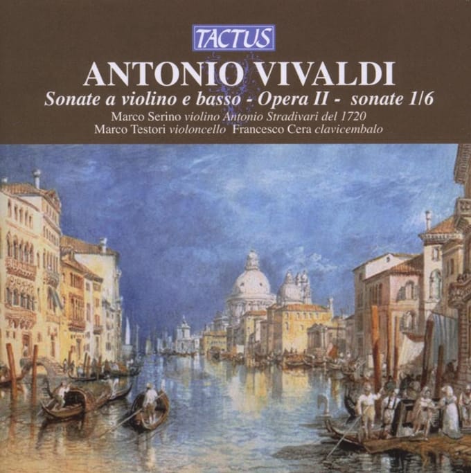 Marco Serino, Marco Testori, Francesco Cera - Vivaldi: Sonate A Violino E Basso - Opera II (CD)