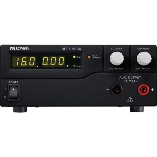VOLTCRAFT DPPS-16-30 Labvoeding, regelbaar 1 - 16 0 - 30 A 480 W USB Programmeerbaar Aantal uitgangen: 1 x