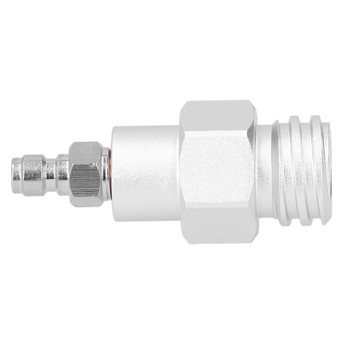 CO2 Tank Adapter Snelkoppeling Connector Vervanging voor Soda Benodigdheden Zilver white