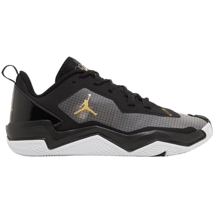Jordan One Take 4 Zwart Wit Metaal Goud 43 black