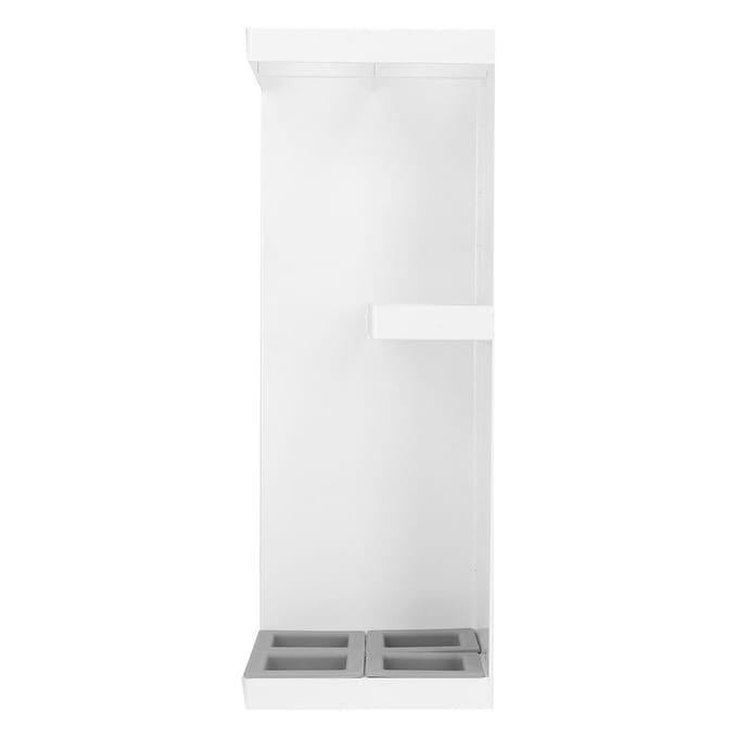 Paraplubak Minimalistisch Stevig Slimme Paraplubak met Verwijderbare Druppelbak voor Thuis wit