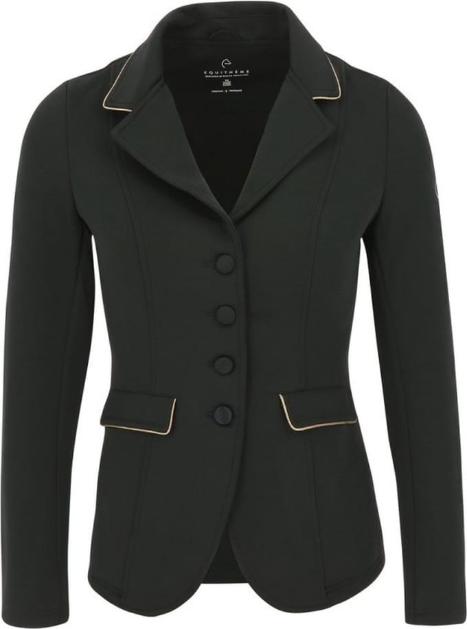 Equitheme Wedstrijdjas Marseille - maat 42 - black/rosegold