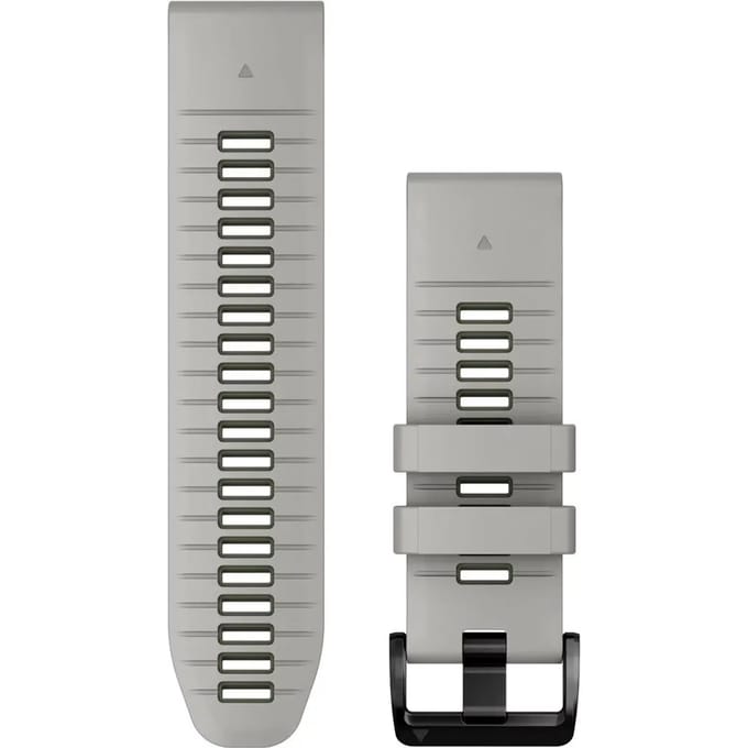 Garmin QuickFit® Siliconen bandje - Garmin QuickFit® 26 mm aansluiting - Fog Gray / Moss