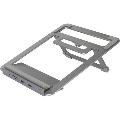 Renkforce RF-LLS-400 USB-C laptopdockingstation / standaard Geschikt voor merk (dockingstation): Universeel, Apple USB-C Power Delivery