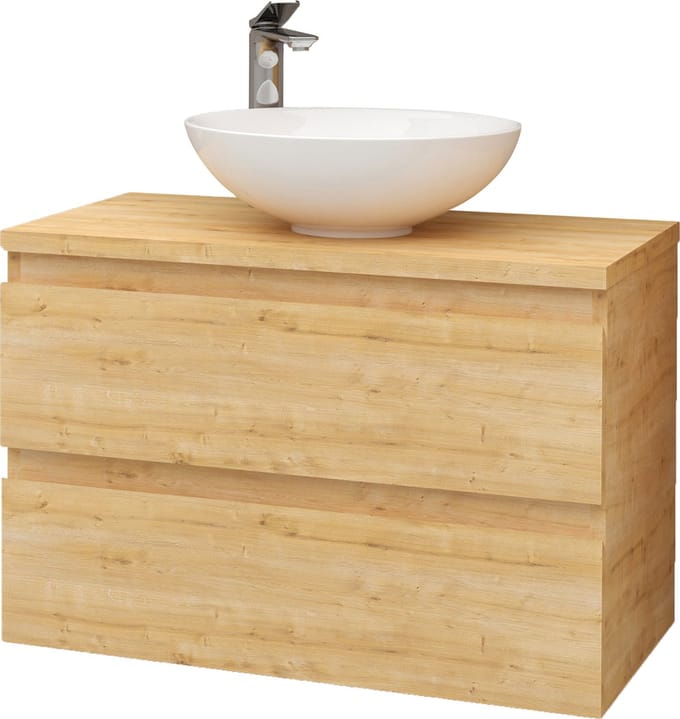 ALONI SALLY wastafelonderkast – 80 cm – Eiken