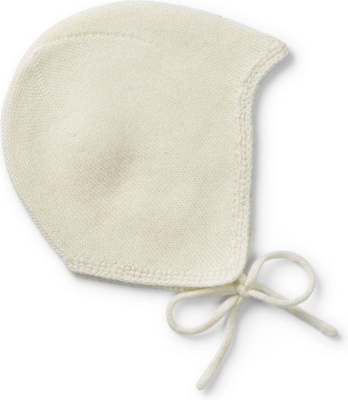 Elodie Babymuts met wol - Muts - Muts baby - Vanilla White