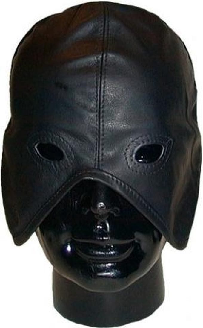 Mister b half-laced master hood - zwart - xl - vetersluiting