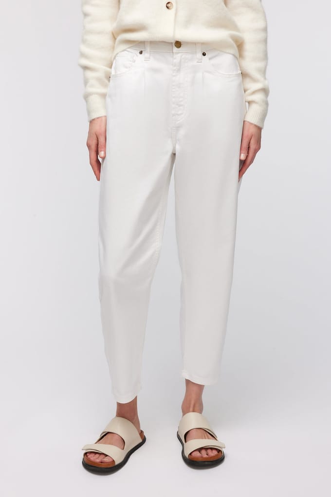 Knitted Dawn Pants White Taglia: XS | Jeans straight fit Outlet | Donna | Bianco