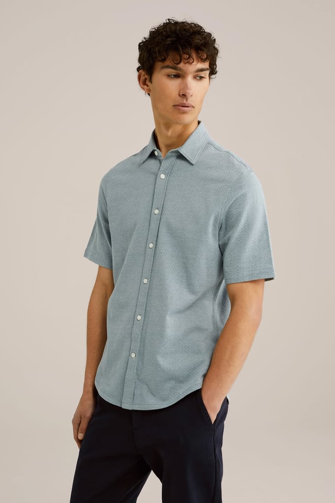 We Fashion Shirt Blue Größe: XS | Casual hemden Outlet | Herren | Blau