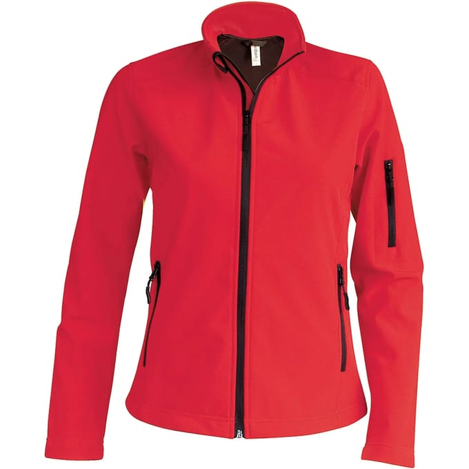 Kariban Dames softshell jas K400 - Red - M