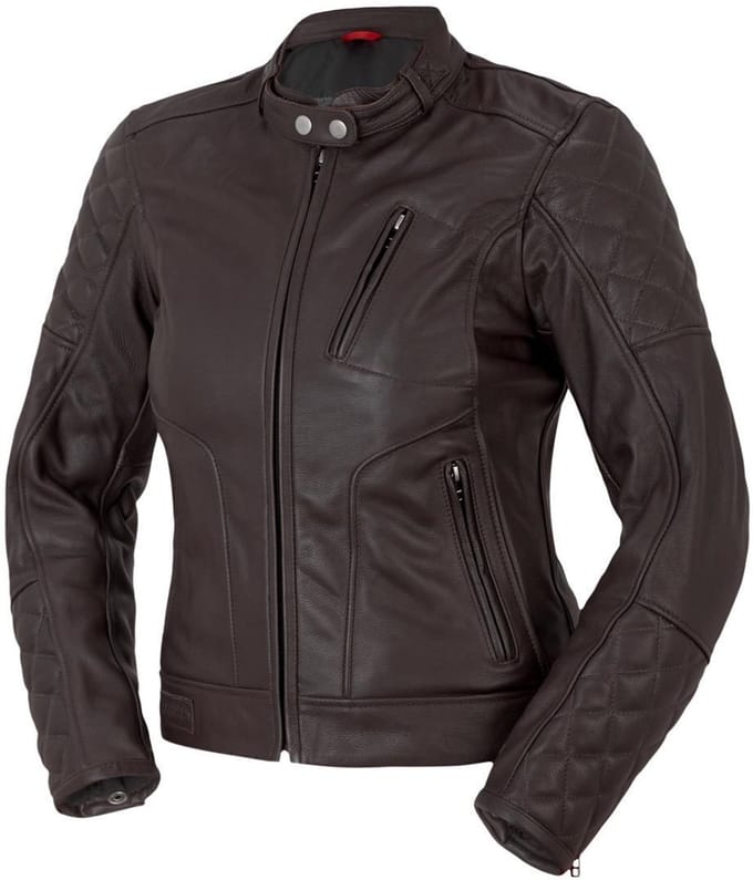 Bogotto Chicago Retro Dames Bruin Leren Motorjas - Jas