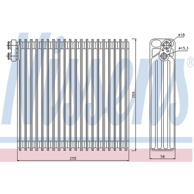 Verdamper, airconditioning NISSENS 92213
