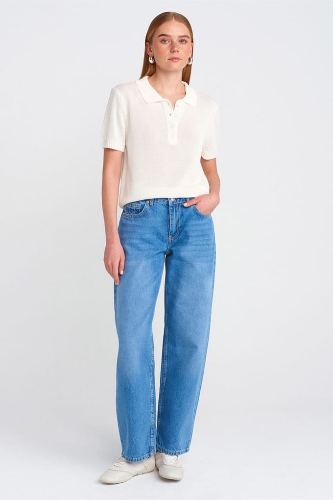 High-Waist Ballon Wijde Jeans