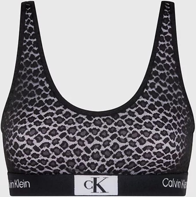 Calvin Klein BH topje Zwart Polyamide 36