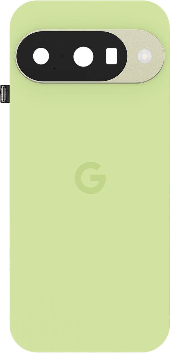 Google, Originele Batterijklep voor Google Pixel 10 met Camera-uitsparingen, Citroengroen