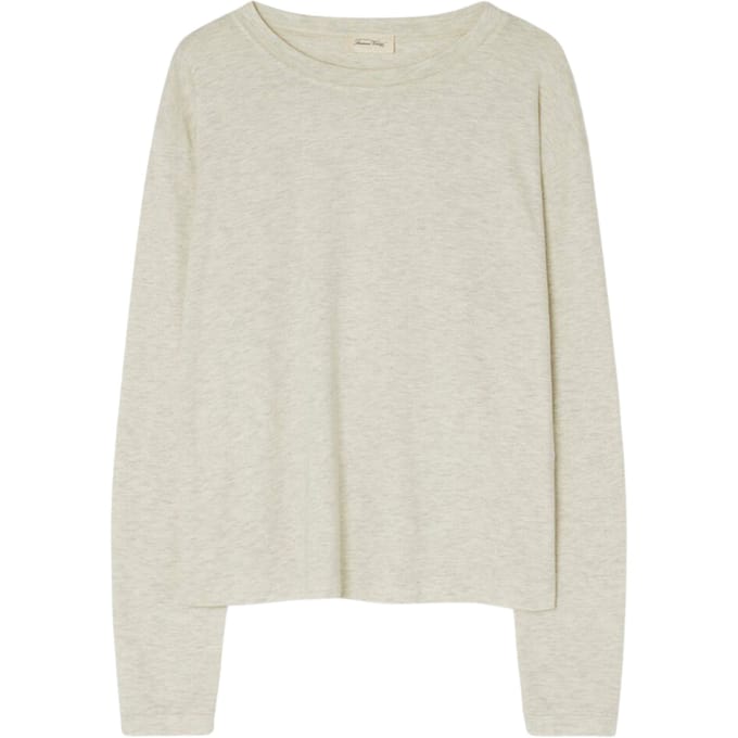 American Vintage Ypawood Longsleeves Lichtgrijs Ypa02be26