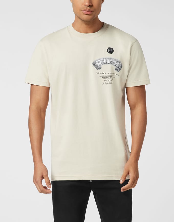 T-Shirt Ronde Hals Ss Skull