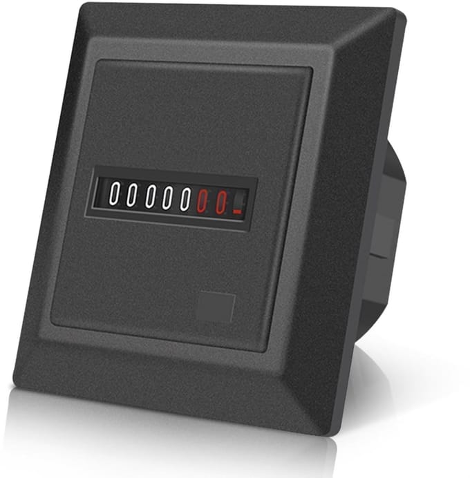 Digitale Urenteller met Display voor Bouwmachines - AC 220-240V Tijdteller