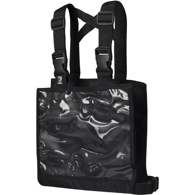 Horka rugnummer drager Eventing - zwart - one size