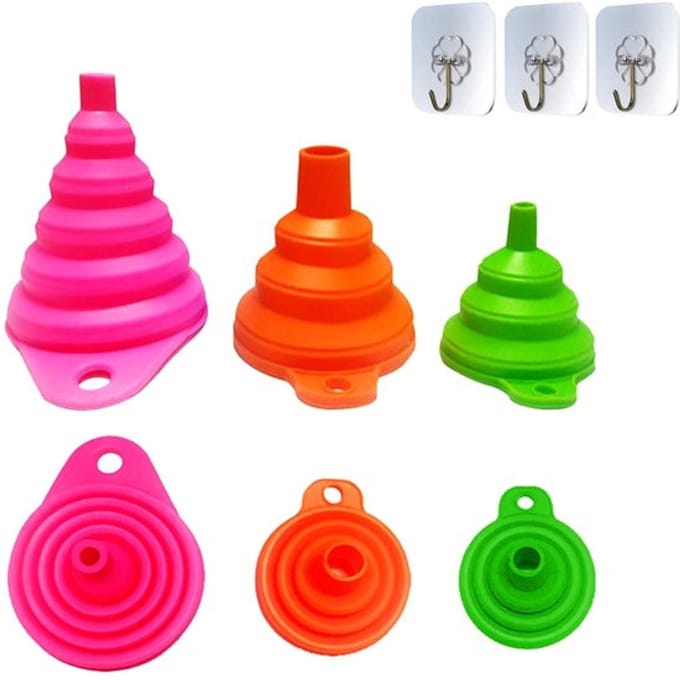 Inklapbare trechter set van 3 stukken Dailygoody