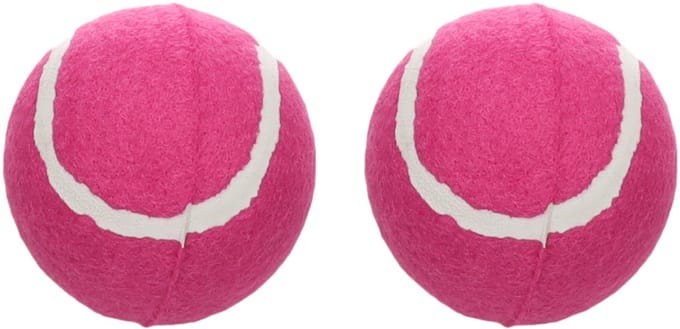 Flamingo - Hondenspeelgoed - Speelgoed Smash Tennisbal Roze - 1st
