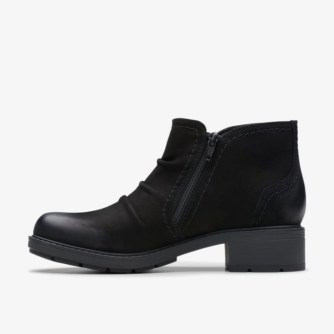 Hearth Clara Zwarte Nubuck Laarzen