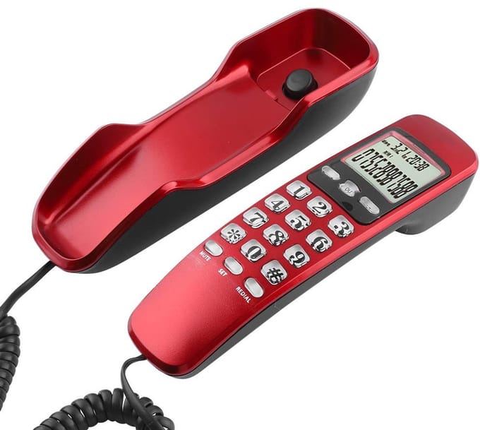 Allecto - Wisfunctie LCD-schermen - Telefoon met nummerherkenning