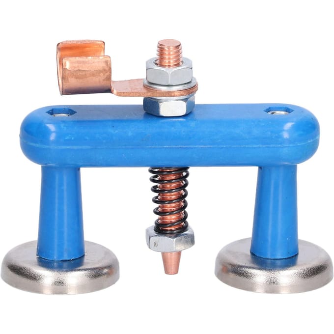 Magnetische Lassteun Blauw Stevig Duurzaam Sterke Zuigkracht Handige Bediening Lasmagneetkop