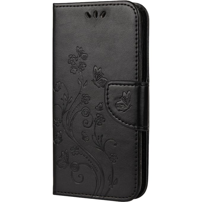 Mocaa iPhone 12 Mini Booklet Hoesje Zwart