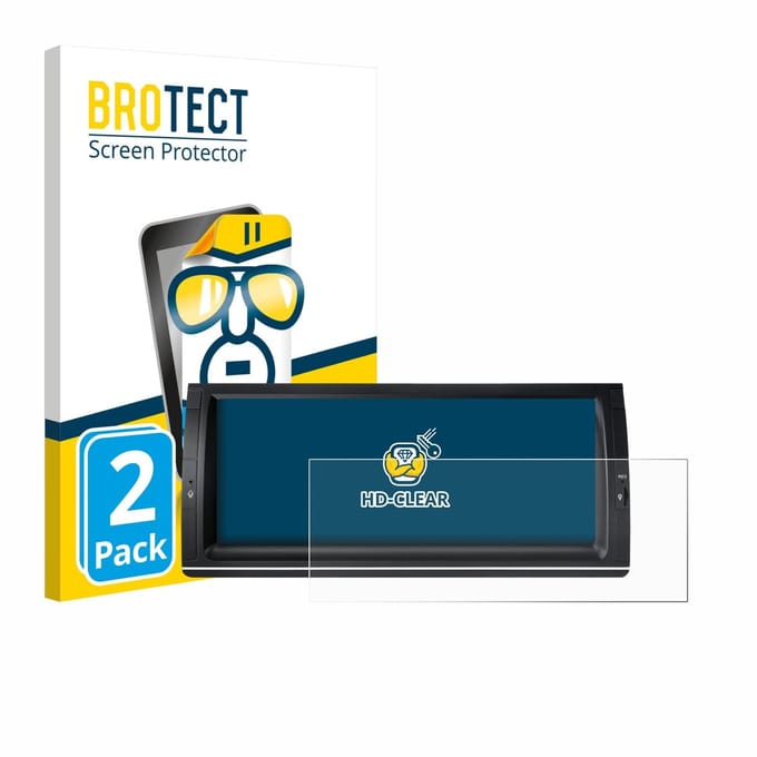 BROTECT - Screenprotector voor Xtrons PX1453BLHGS 10.25" - Folie Beschermfolie transparant 2 Stuks