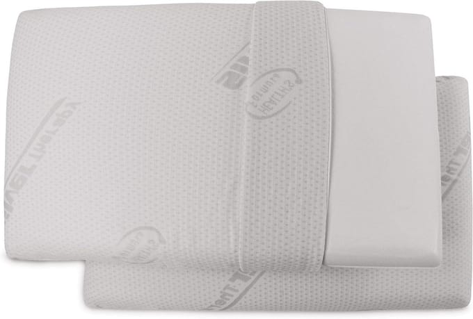 Baldiflex kussen van traagschuim, zilver safe, hoogte 14 cm, 2 stuks