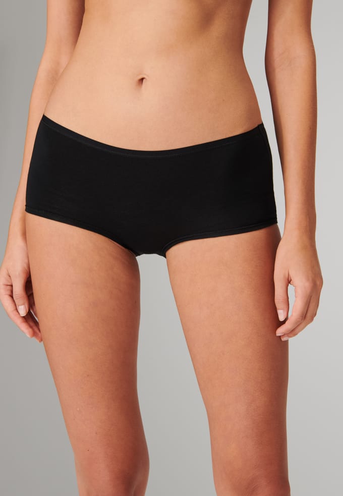 Schiesser 95/5 Organic 3PACK Short Dames Onderbroek - Maat 46