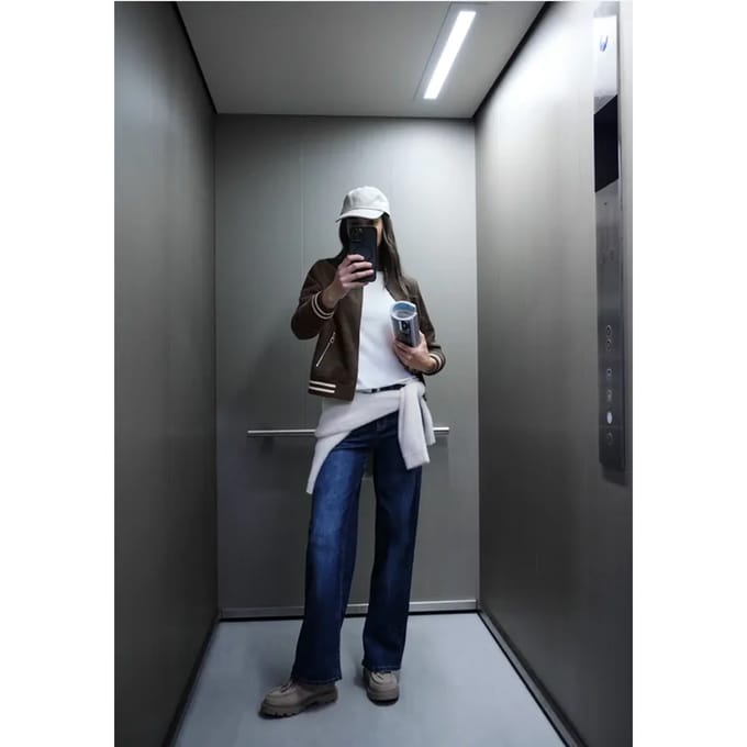 Blouson met college details