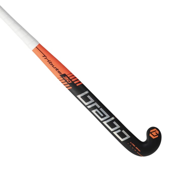 Brabo Tribute 30 LB Black/Orange Senior Hockeystick