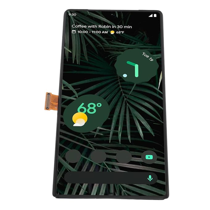 Ensemble Numériseur d'Écran Tactile Outils de Réparation Remplacement d'Écran de Téléphone pour Pixel 6 Pro 5G 8VOU GLUOG black