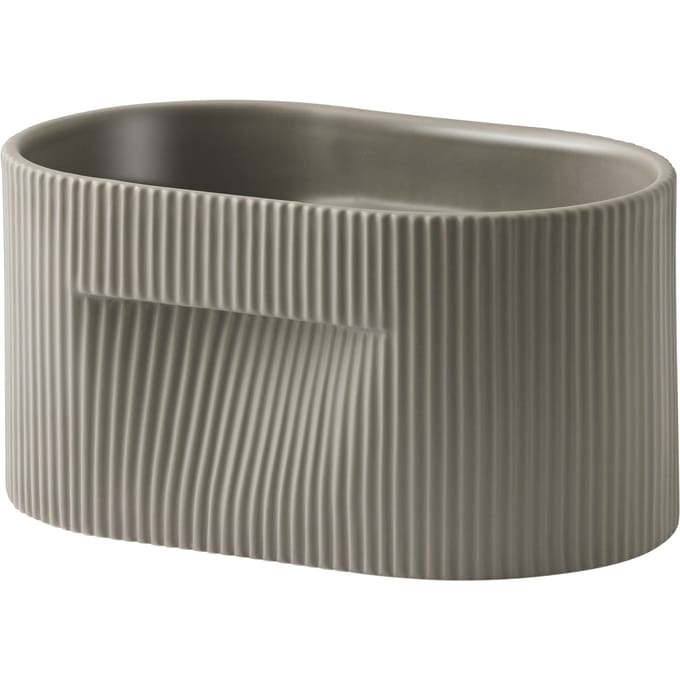 Muuto Ridge plantenbak - taupe - H 13 cm