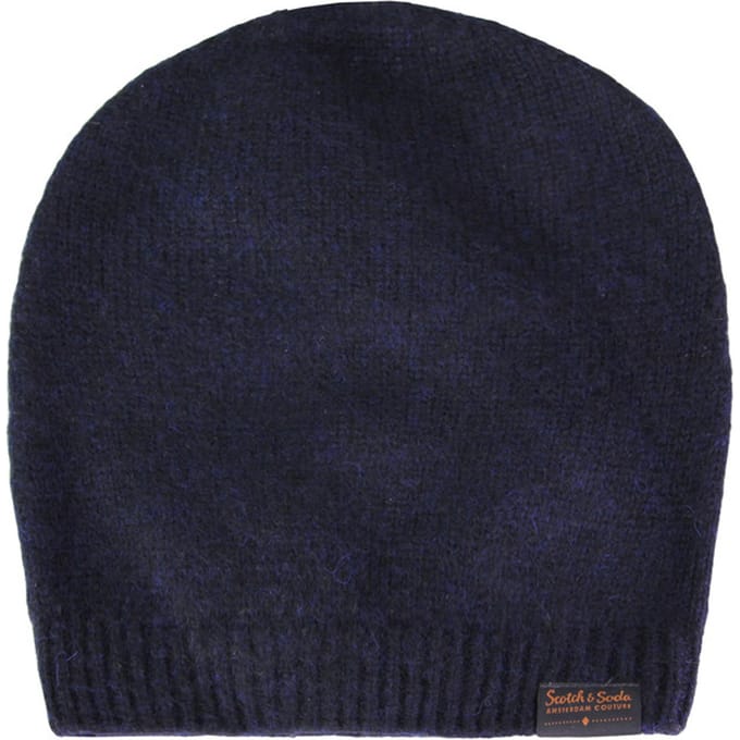 Scotch & Soda Wollen Basic Beanie Navy Winter Heren Muts 133918 0818
