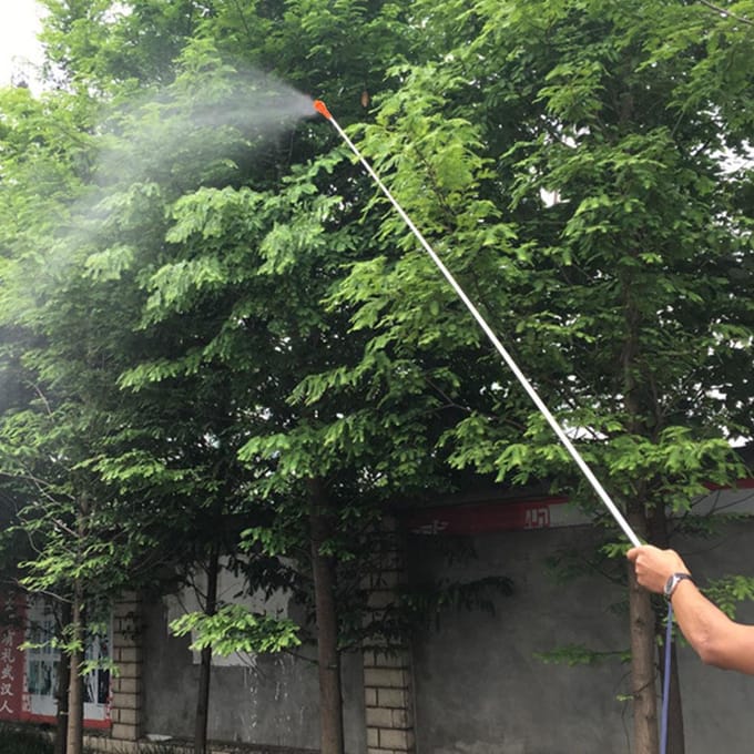 2,6 m roestvrijstalen sprayverlengpijpsproeier voor tuingroene ruimte white