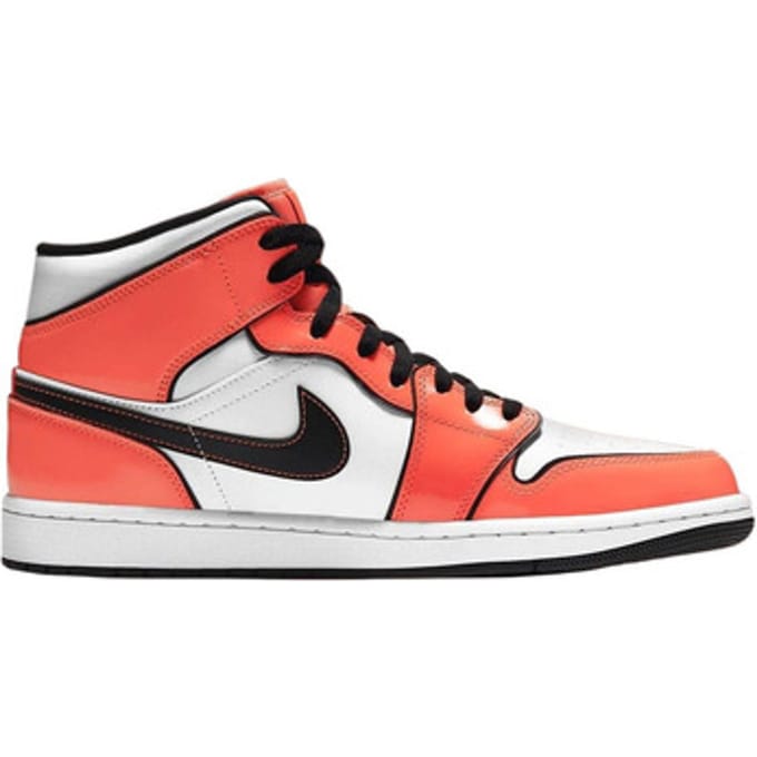 Nike Air Jordan 1 MID SE, Turf Orange/Black-White, DD6834 802, EUR 42