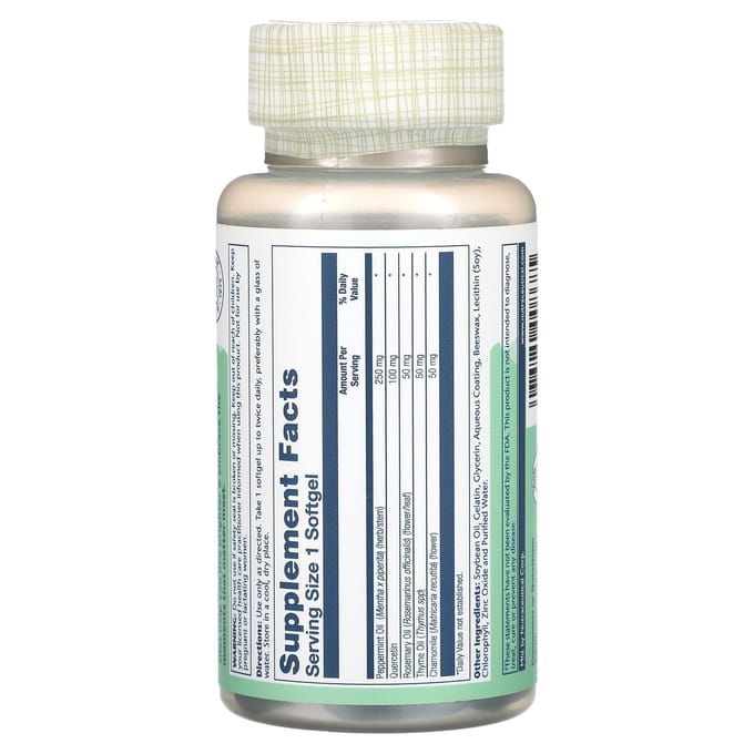 Pepermuntolie, 60 Softgels