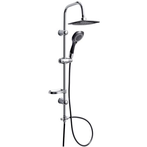EISL DUSCHTRAUM Hoofddouche Set - Chroom-Zwart