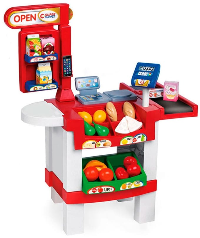 Supermarkt met geluiden en 25 accessoires Chicos