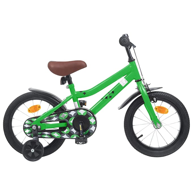 vidaXL - Kinderfiets - 12 - Inch - voor - 2-4 - jaar - oud - Groen