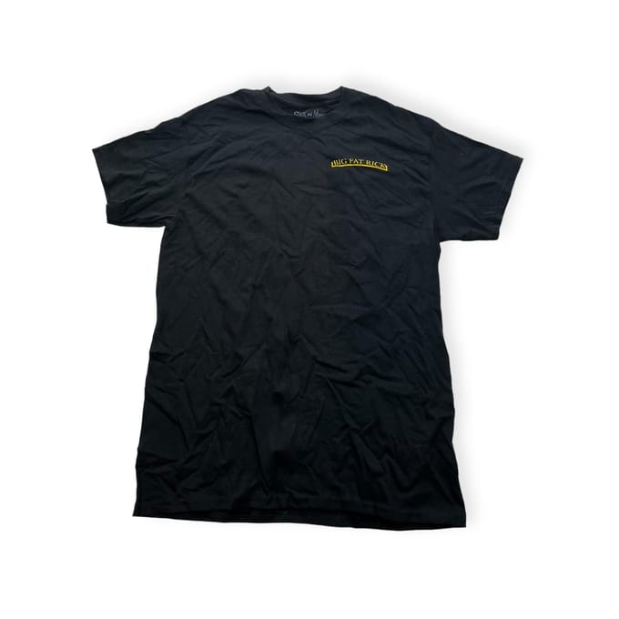 Koszulka T-shirt męski okrągły dekolt SPENCER'S nadruk M black