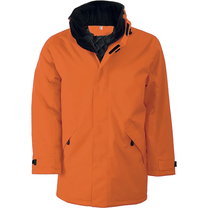 Kariban Gewatteerde parka K677 - orange - M