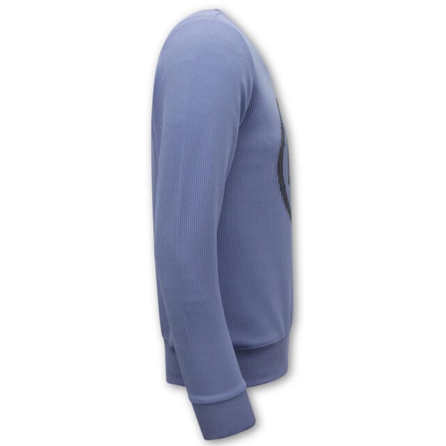 Mannen Sweater ICON - Heren Trui - Blauw