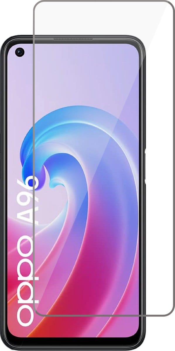 Screenprotector geschikt voor Oppo A96 - Gehard Glas Beschermglas Tempered Glass Screen Protector