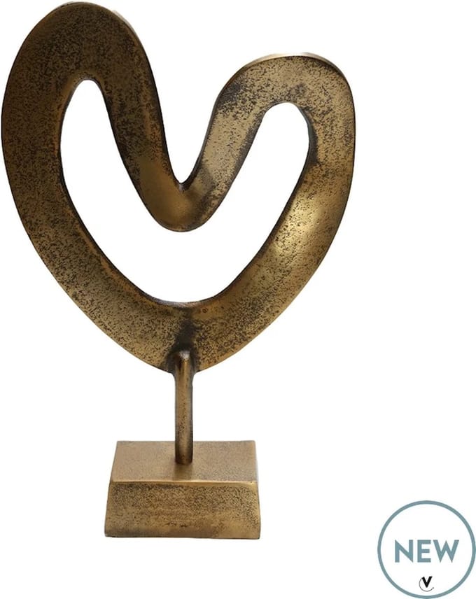 Ornament Casa nova | Aged Brass - Goud | L26 x B7 x H37 cm