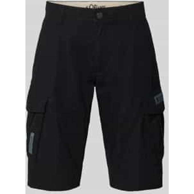 relaxed fit cargoshorts van puur katoen
