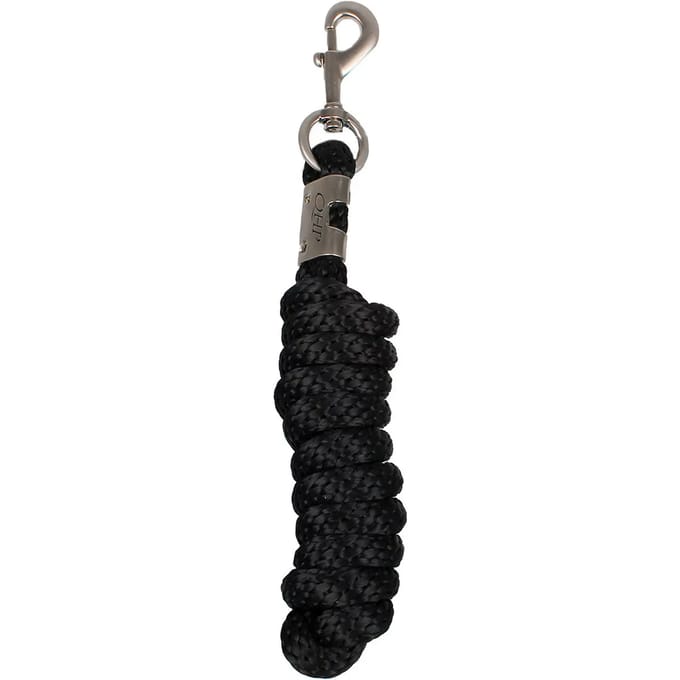 QHP Halstertouw Luxe Zwart - One size size